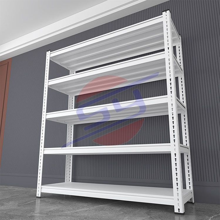 New Design 5 Layer Steel Medium Duty Warehouse Shelves with Free Design Service High Quality Rust Proof Storage Racks