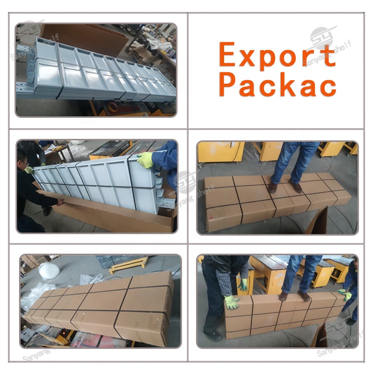 Heavy Duty Stainless Steel Long Span Industrial Storage Rack Shelving System Selective Beam Type Stacking Racks