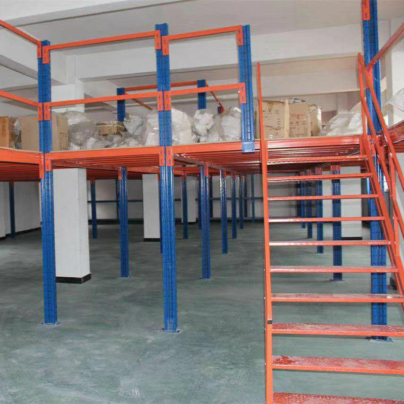 Warehouse  Loft Platform Shelves Heavy Duty Steel Platform Attic Racks  Mezanine Floor
