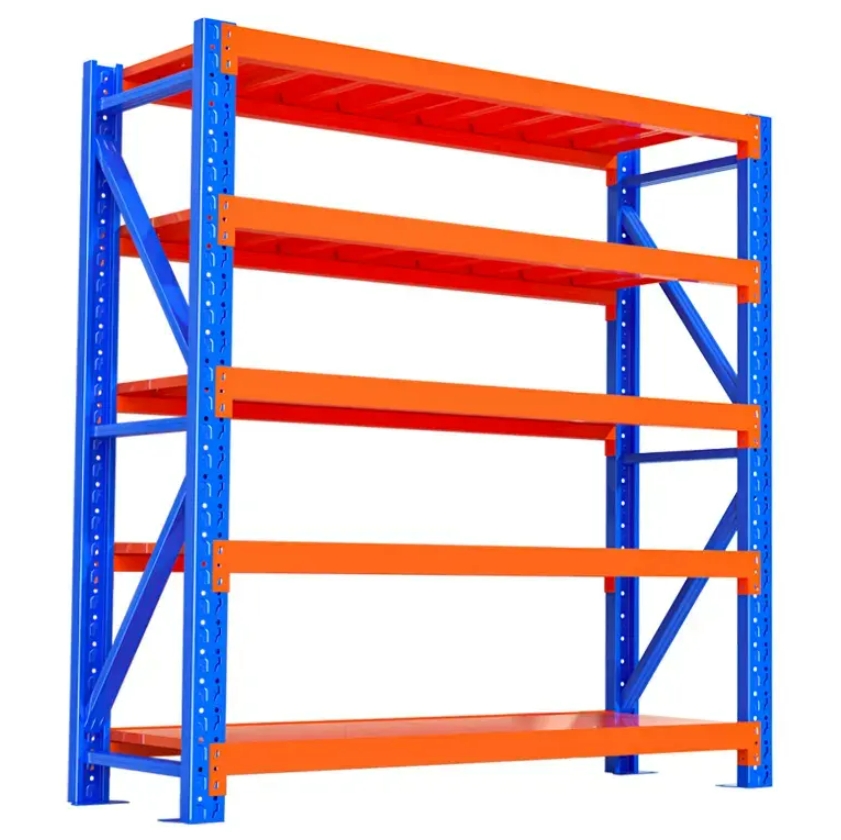 New Design Medium Duty Steel Q235 Pallet Racking Electrostatic Powder Coating Corrosion Resistant Industrial Shelving Racks