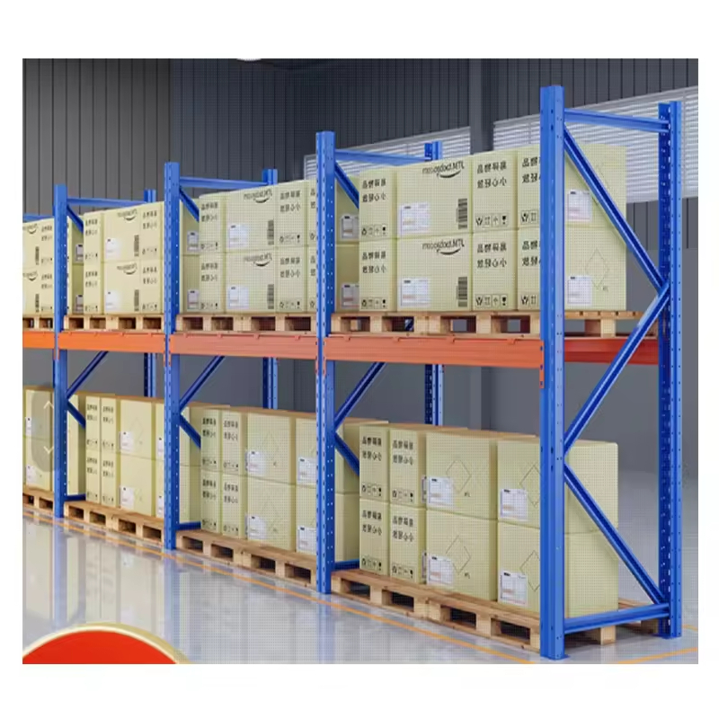 High Quality Customized Steel Pallet Shelf System Heavy Duty Shelves Display Stacking Racks for Industrial Warehouse Use