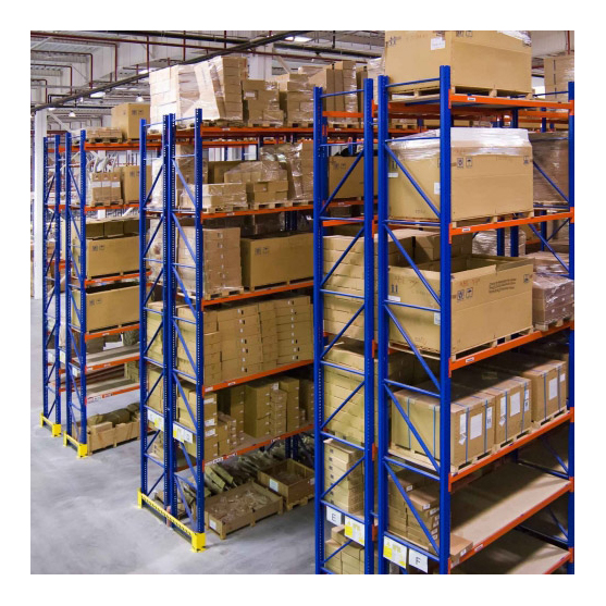 Heavy-Duty Metal Steel Boltless Storage Racking 5-Layer Pallet & Warehouse Beam Racking with Corrosion Protection