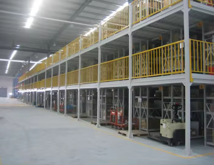2-3 Levels Heavy Duty Mezzanine Racking Steel Mezzanine Floor Warehouse Shelf Platform Shelf Manufacturer