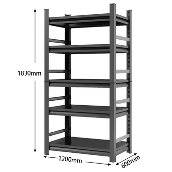 Factory 3 Tier 100kg Capacity Warehouse Wire Storage Racks Steel Goods Shelving and Tiered Racks