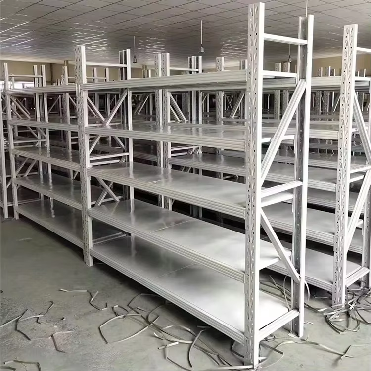 High Quality Heavy-Duty Metallic Warehouse Shelf Powder Coating Finish Storage Pallet Racking