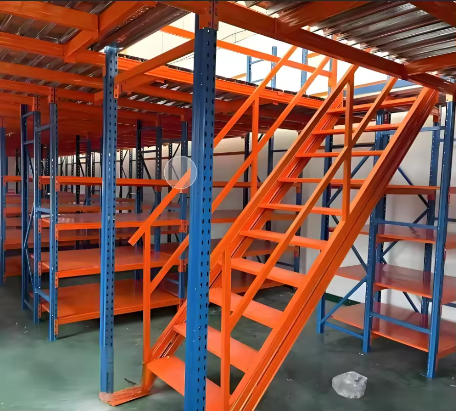 Heavy Duty Mezzanine Steel Shelving System Mezzanine Floor System Multi-level Rack Steel Mezzanine Floor Racking System Platform
