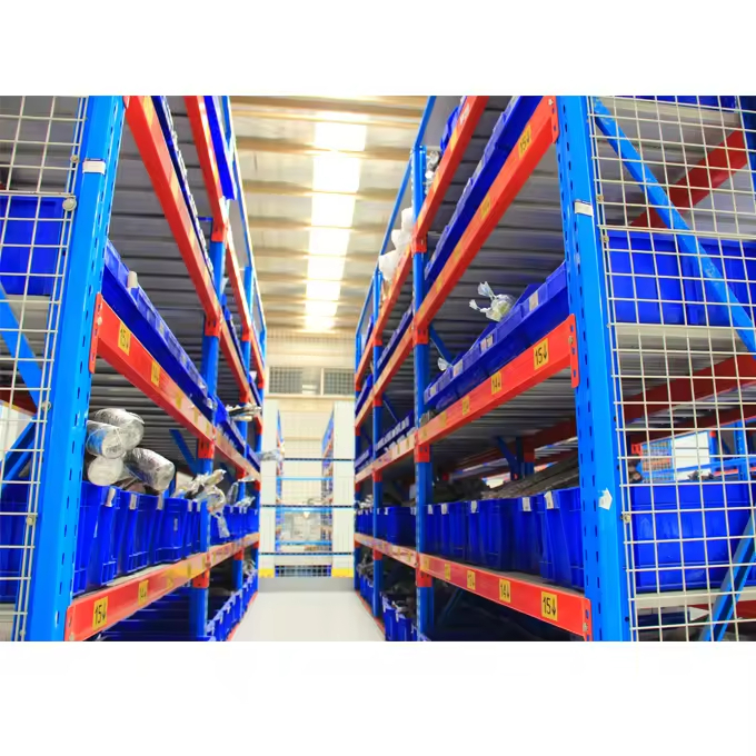800kg/Layer Adjustable Racks Industrial Metal Steel Boltless Storage Stacking Shelves Unit System for War Ehouse