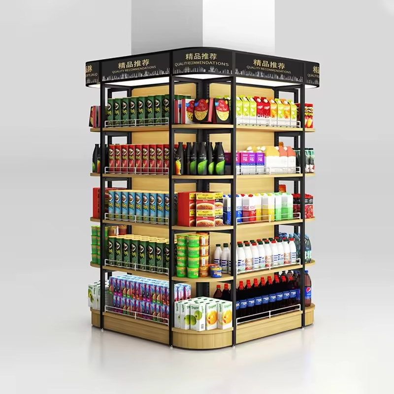 Manufacturer Supermarket Shelving Rack Cold Rolled Steel Freestanding Corrosion Protection Adjustable Quick Installation 3-Year