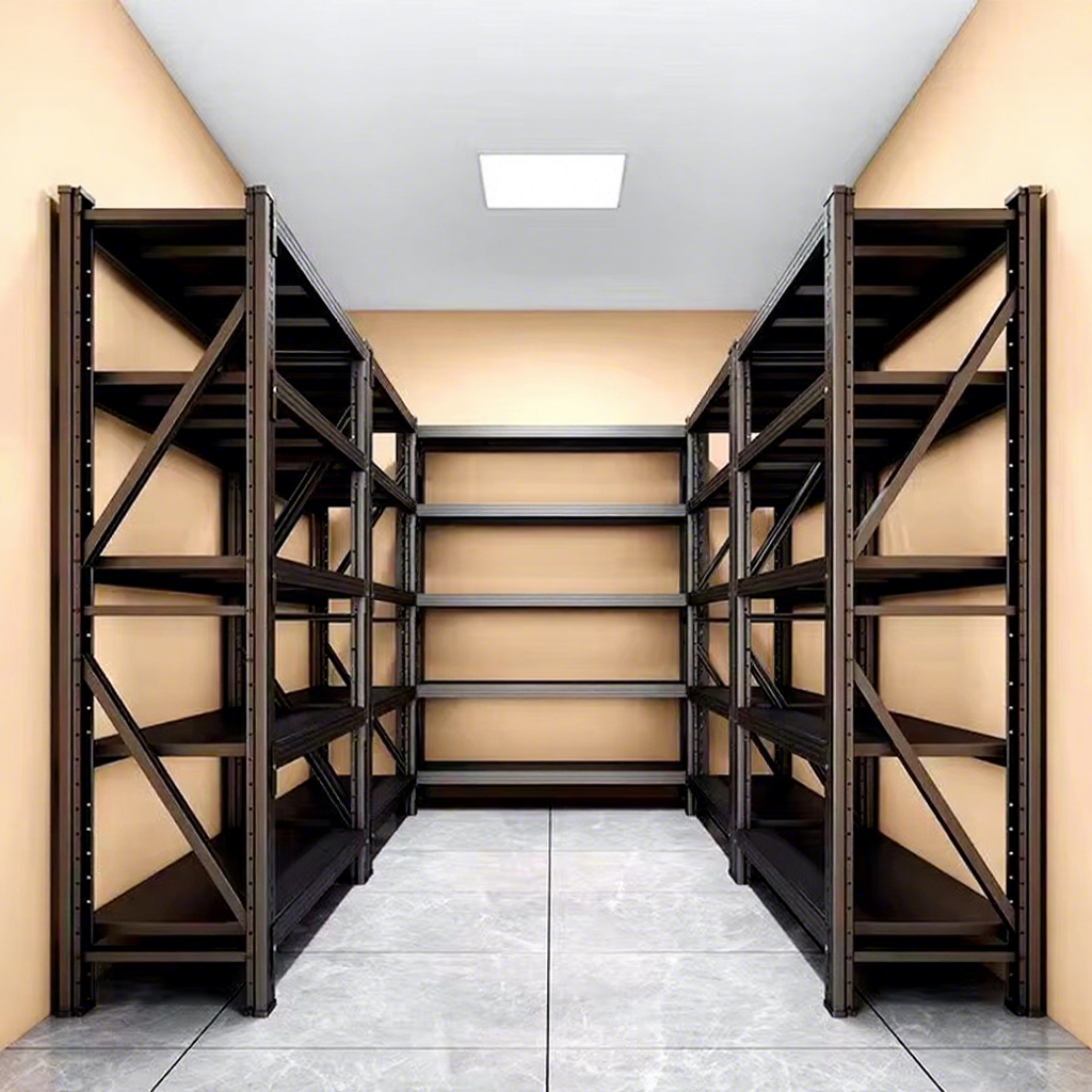 Hot-Selling 4 Adjustable Metal Steel Stacking Shelves Racking Units Medium-Duty 5 Layer Rack for Warehouses