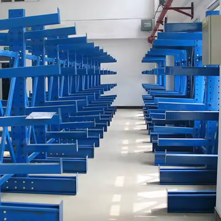 Durable Heavy-Duty Industrial Shelving Unit Durable Adjustable Cantilever Arm Racks Racking System for Warehouse Storage