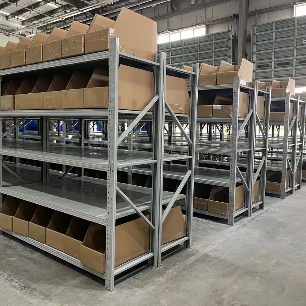 Goods Metal Light Duty Storage Racking Industrial Warehouse Storage Shelves Warehouse Storage Rack Warehouse Management Solution