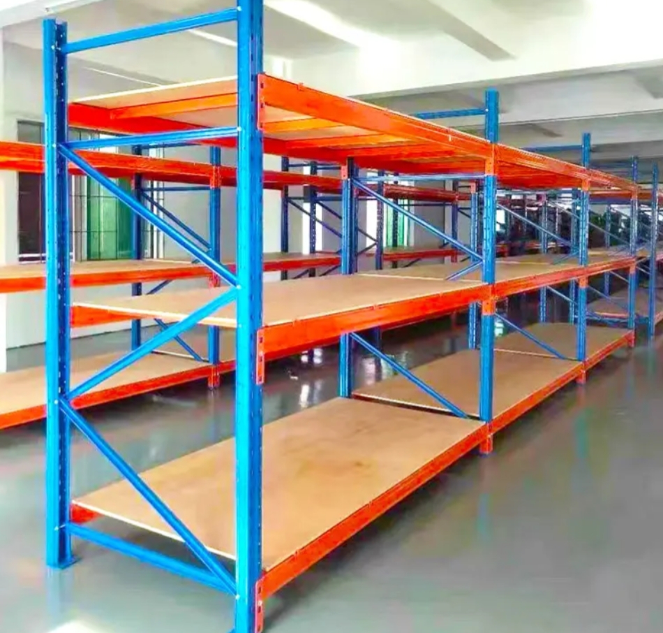Sanyang Adjustable Heavy Warehouse Shelves Space-Optimized Goods and Storage Equipment Warehouse Steel Adjustable Shelves