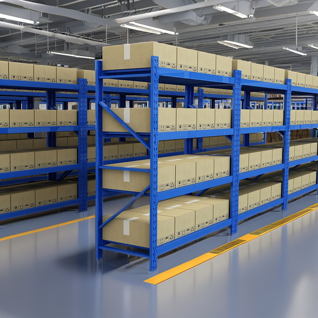 200kg Load-Bearing Powder Coated Corrosion-Resistant Metal Steel Storage Shelves 5 Layer Light Weight Shelving Racks