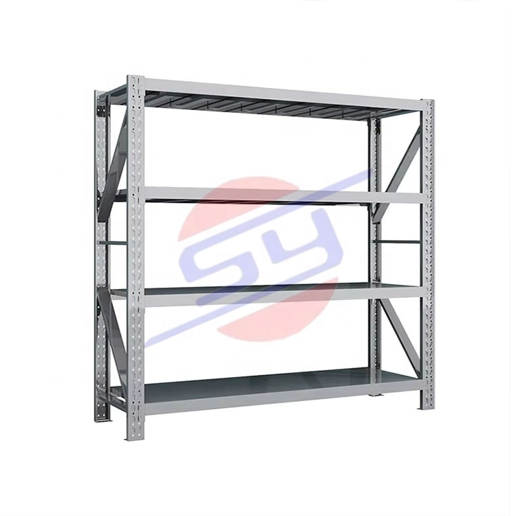 High-quality Storage Racks Lightweight Shelves Thickened Metal Adjustable Garage Shelves Industrial Steel Shelving Units