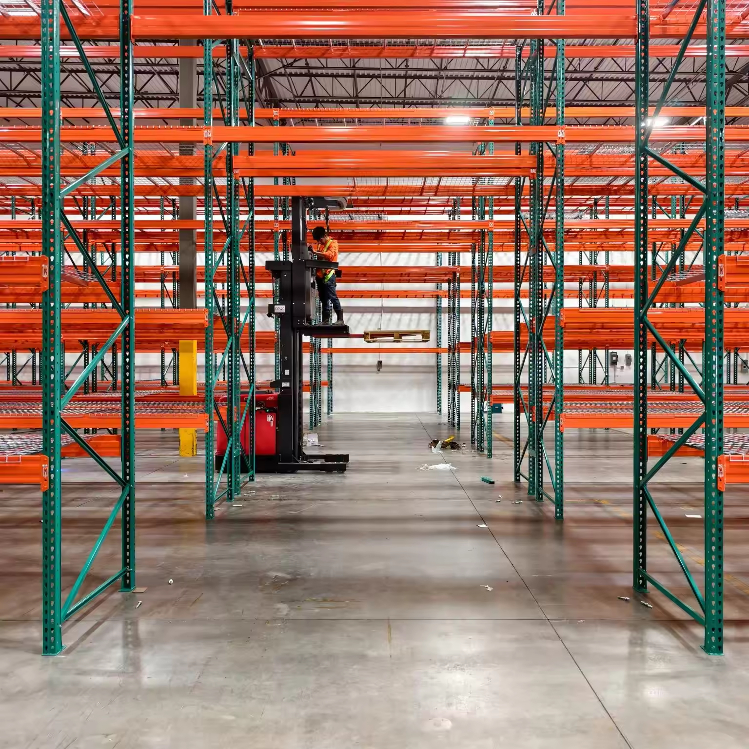 Top Selling Steel Powder Coated Column Base Plate Pallet Racking Storage Stackable Shelving Units Heavy Duty Storage Rack
