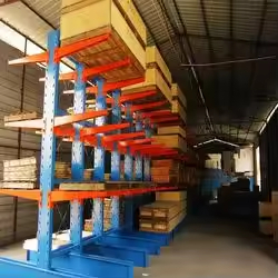 Factory Price Cantilever Material Rack Heavy Duty Cantilever Racks Warehouse Cantilever Racking for Rebar Storage