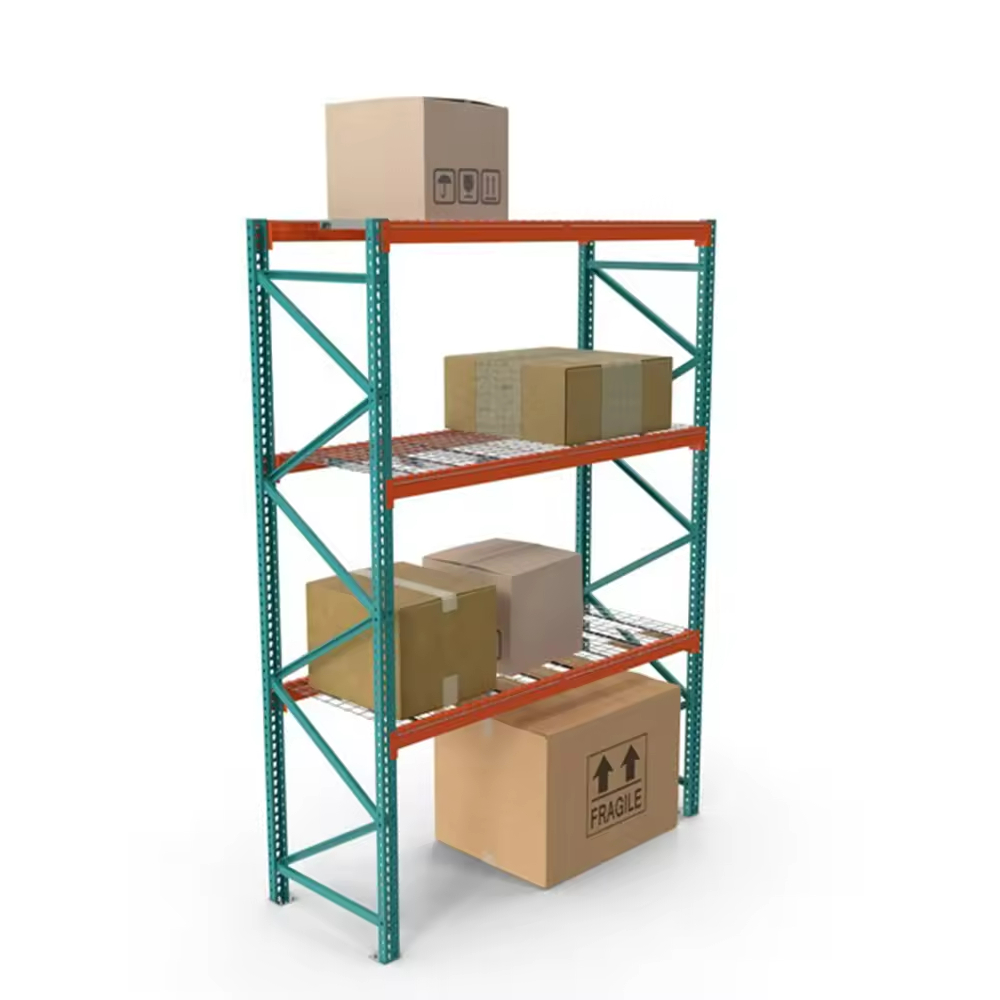 Medium Storage RackingAdjustable Metal Boltless RackingCustomized Warehouse Storage Racking Systems
