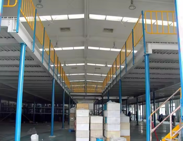 2-3 Levels Heavy Duty Mezzanine Racking Steel Mezzanine Floor Warehouse Shelf Platform Shelf Manufacturer