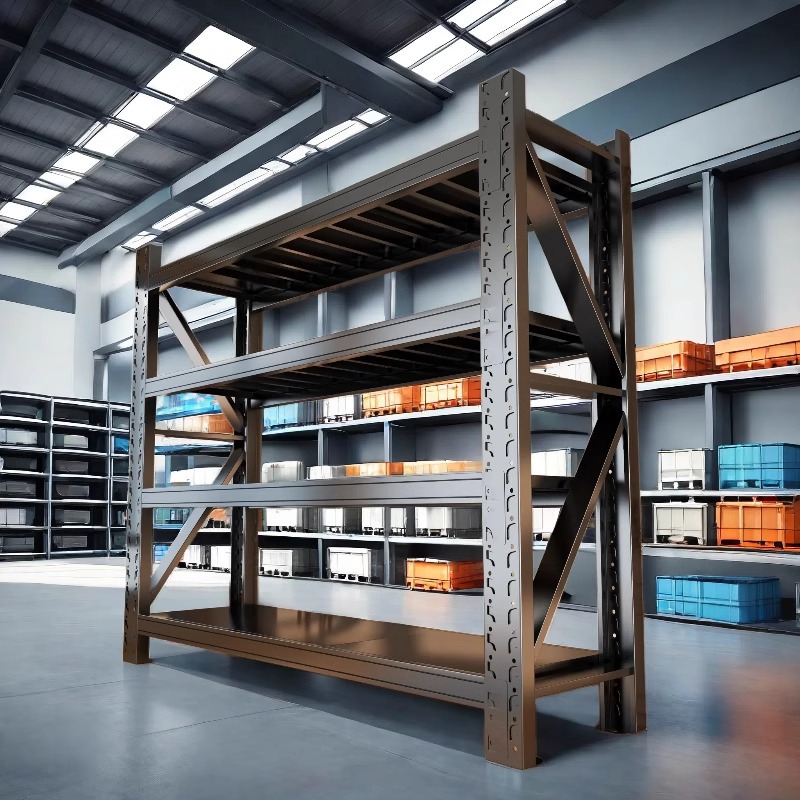 Shelving Adjustable Metal Boltless Shelving and Racking Warehouse Storage Medium Metal Shelving Racks