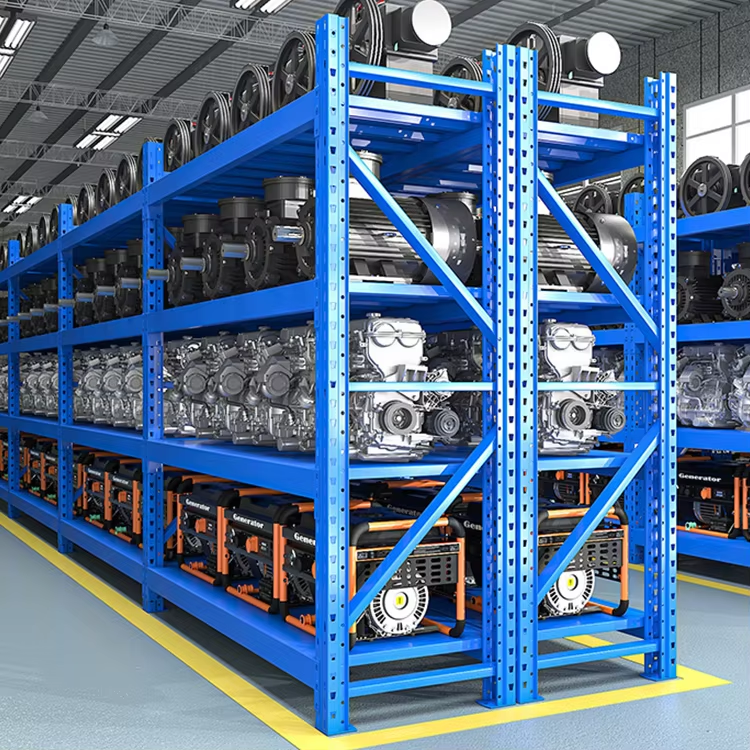 Customized Size Warehouse Racks Heavy Duty Storage Shelves Longspan Shelf for Warehouse and Industrial Steel Goods Shelf