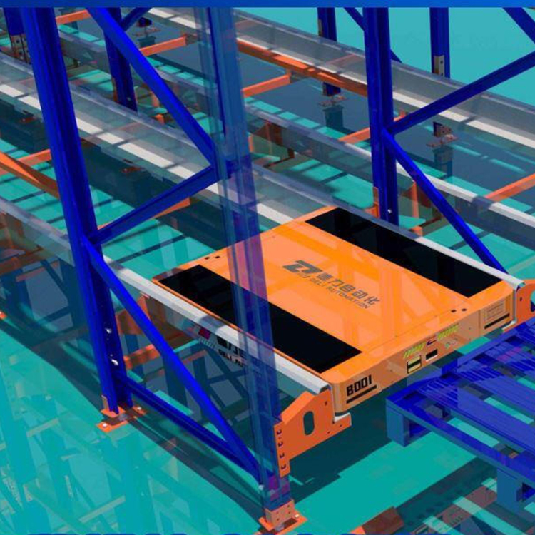 Warehouse Automatic Racking Radio Car Pallet Shuttle Systems Full Pallet Racking Drive  Pallet Racking OEM Slide Shelf System