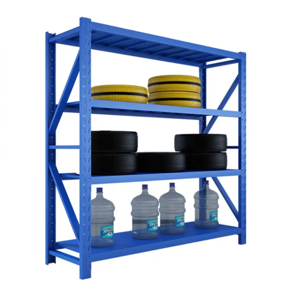 Heavy-Duty Metal Steel Boltless Storage Racking 5-Layer Pallet & Warehouse Beam Racking with Corrosion Protection