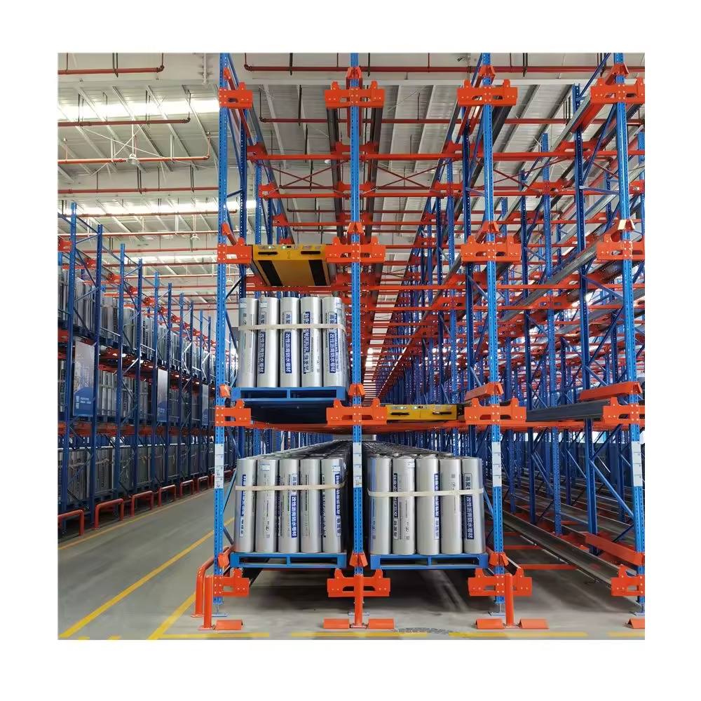 Warehouse Automation Equipment Radio Shuttle Rail Guided Vehicle Rgv for Automated Storage Retrieval System