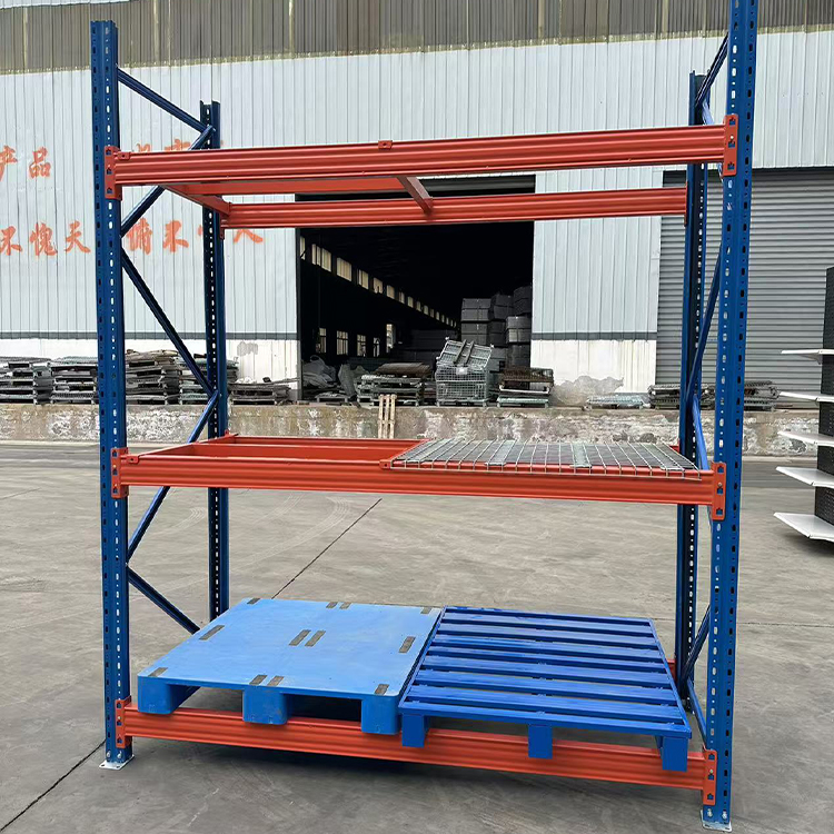 Heavy-Duty Steel Pallet Racking System Corrosion Protection Adjustable Durable Metal Shelf Storage Warehouse Stacking Racks