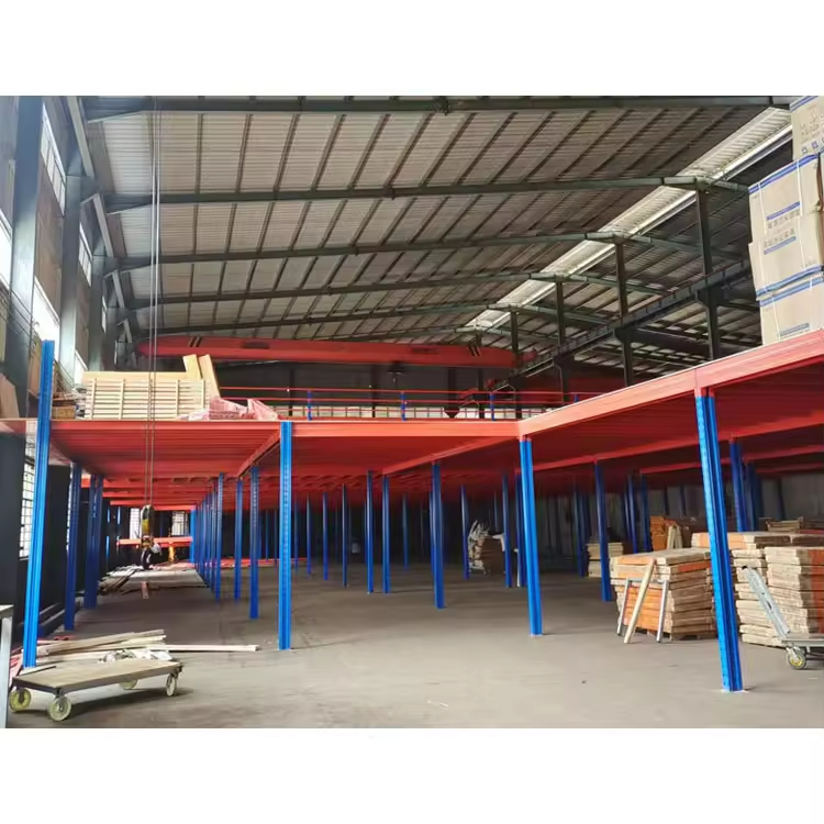 Heavy Duty Mezzanine Floor Racking System for Warehouse | 300~1000kg/m² Load | Free Design Support