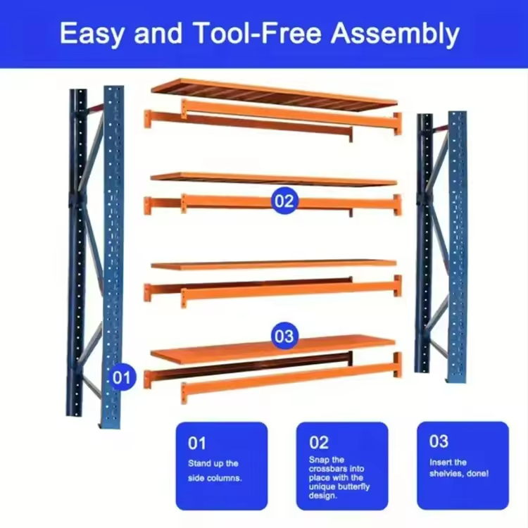Hot Selling 5 Layer Medium Duty Steel Storage Racks Shelving Units Adjustable 200kg-500kg Corrosion Protected for Warehouse Use