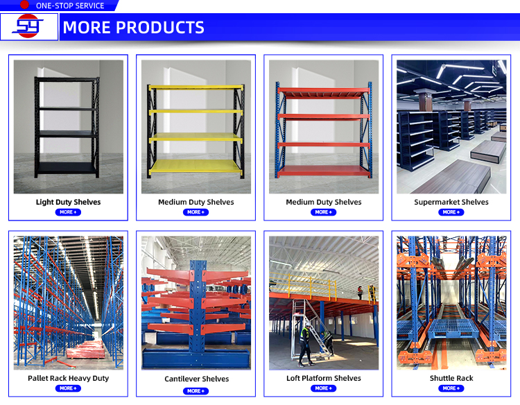 Storage Racking Catalog Product Matrix