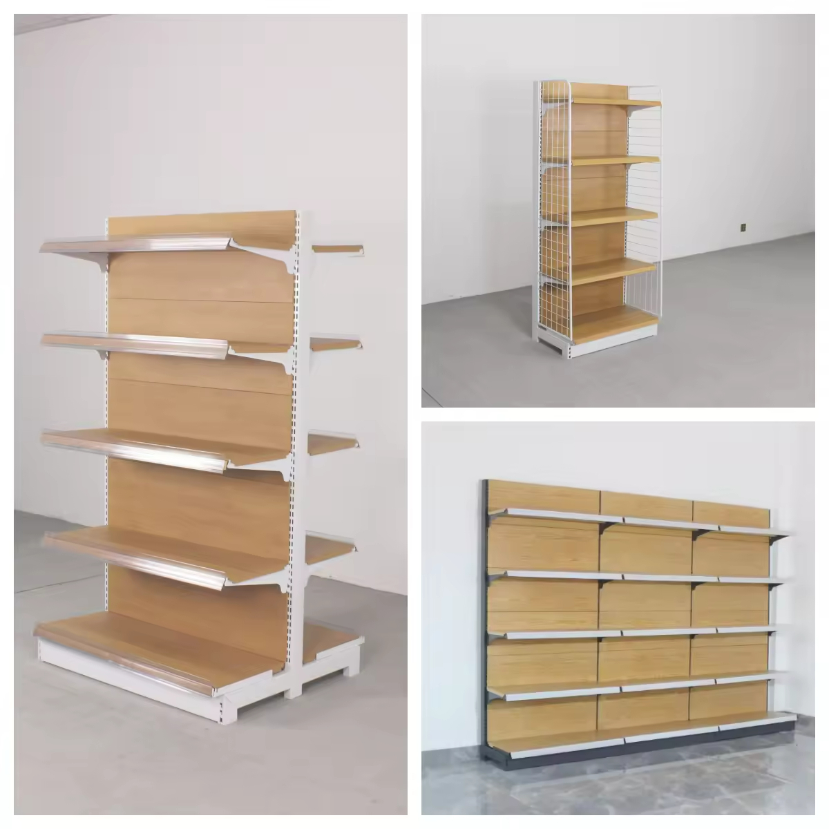 Certified Supermarket Shelving Metal Hanging Basket Shelving Light Commercial Snack Shop Convenience Store Display Shelves