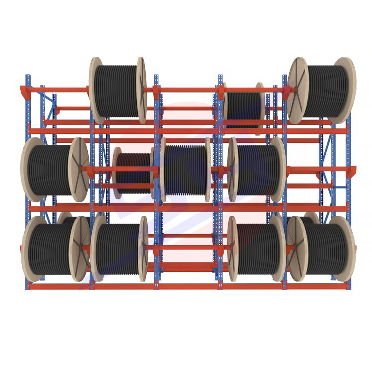 Factory Wholesale Corrosion Resistant Metal Steel Shelves Easy to Install Cable Shelves with Shaped Design for Warehouse Rack
