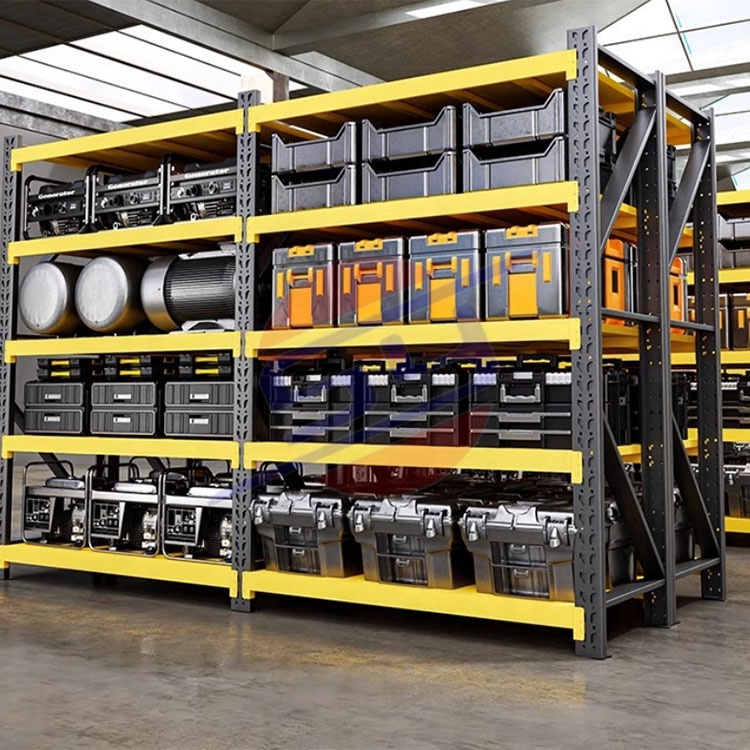 Customized Warehouse Racking Adjustable Storage Racking Units Corrosion Resistant Metal Industrial Racking Units Wall Shelf