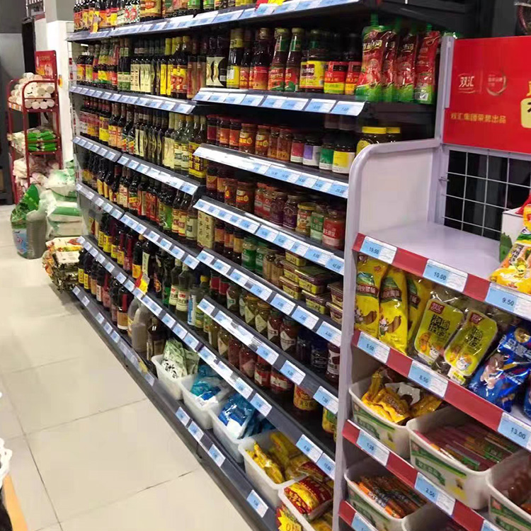 Custom Retail Store Shelf Supermarket Shelving Display Shelves for Retail Store RACK SUPERMARKET Market Shelf