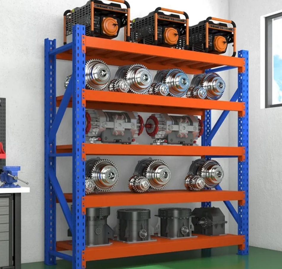 Heavy-Duty Metal Steel Boltless Storage Racking 5-Layer Pallet & Warehouse Beam Racking with Corrosion Protection