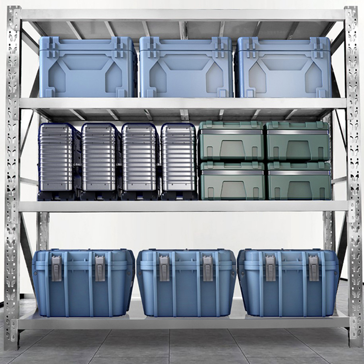 New Customizable Double-sided Fence Warehouse Rack Storage Shelf Basement Multi-layer Floor Warehouse Storage Large Shelves