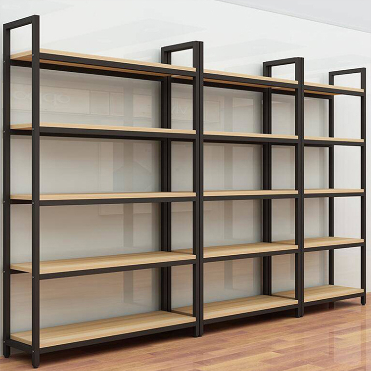 Customized Light Duty Metallic Gondola Shelving for Grocery Store Display Racks Supermarket General Store Shelf