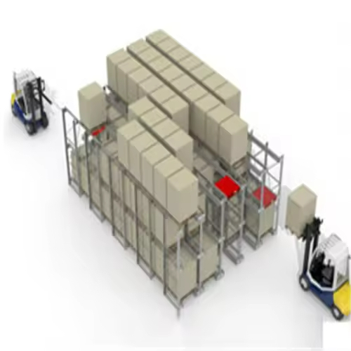 Customized Drive-In Pallet Rack Warehouse Storage Shelves Units Powder Coating Heavy Duty Drive in Racking Shuttle Rack