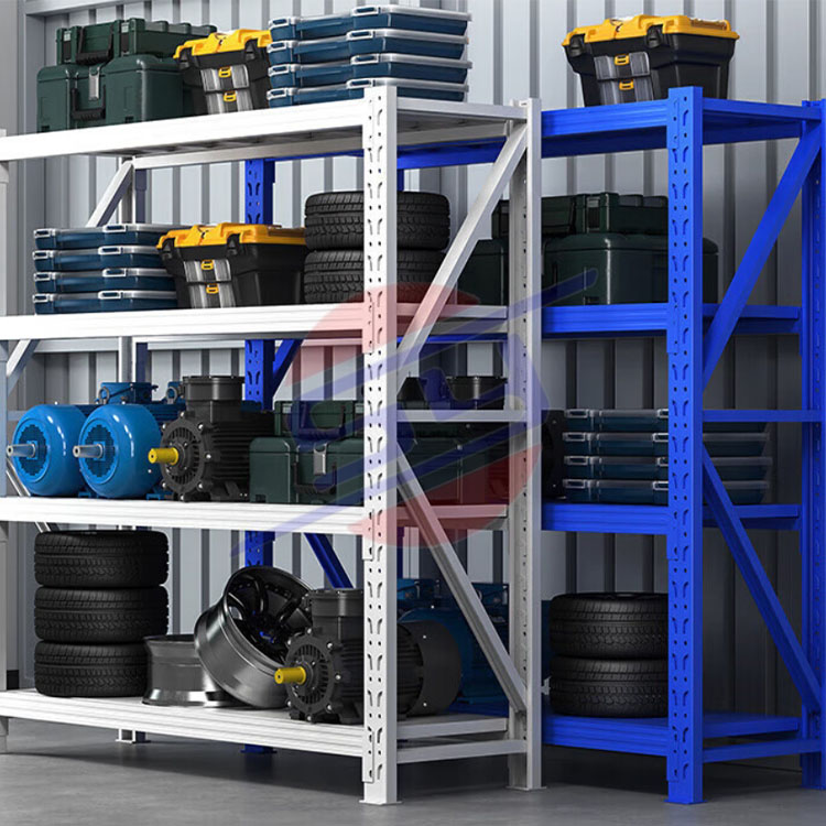 Metal Heavy Duty Racking 5-Layer Metal Boltless Storage Racking Industrial Customized Palletized Racking