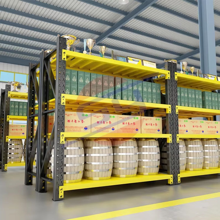 Adjustable Boltless Metal Rack Shelf 300KG Capacity Low Price Corrosion Protected Warehouse Storage Racks 100KG Medium Duty