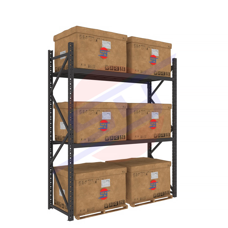 New Design Warehouse Racking Heavy Duty Thickened Metal Pallet Racking Steel No Boltless Easy Installation Shelving Racking