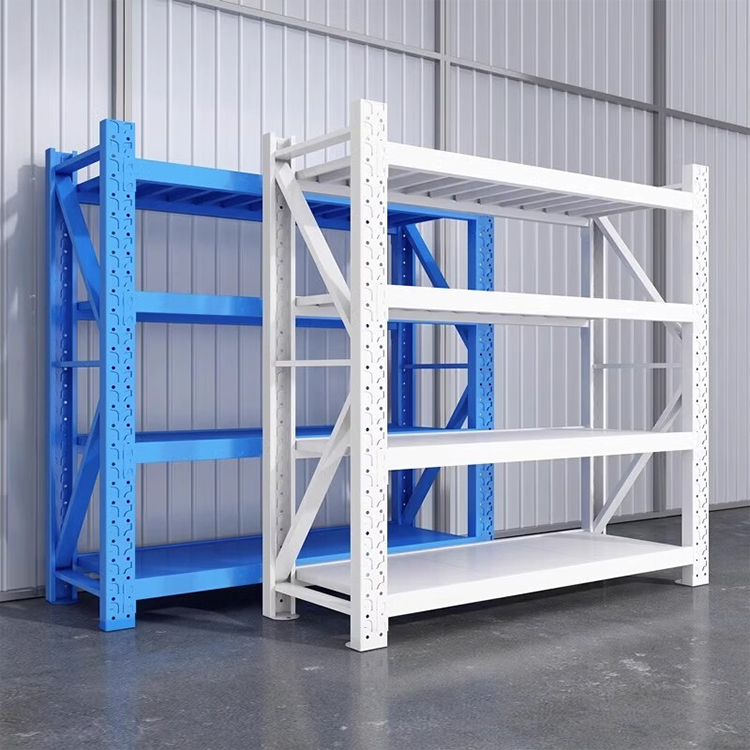 Heavy Duty Warehouse Racks 4-Layer Metal Storage Racks Logistics Garage Storage Steel Racks