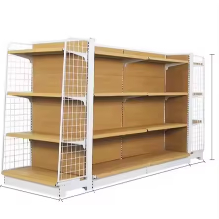 Certified Supermarket Shelving Metal Hanging Basket Shelving Light Commercial Snack Shop Convenience Store Display Shelves