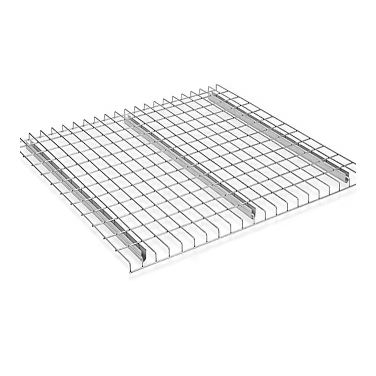 Warehouse Storage Galvanized Durable Steel Waterfall Flared Channel Wire Mesh Deck Railing for Box Beam Warehouse Storage