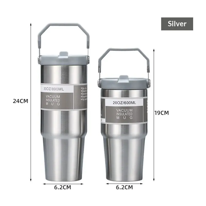 Cross-border 304 Double-layer Vacuum Insulation Stainless Steel Cup 6-12 Hours Thermal Insulation Portable Car/outdoor Use