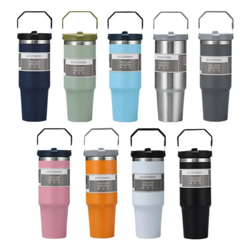 Cross-border 304 Double-layer Vacuum Insulation Stainless Steel Cup 6-12 Hours Thermal Insulation Portable Car/outdoor Use