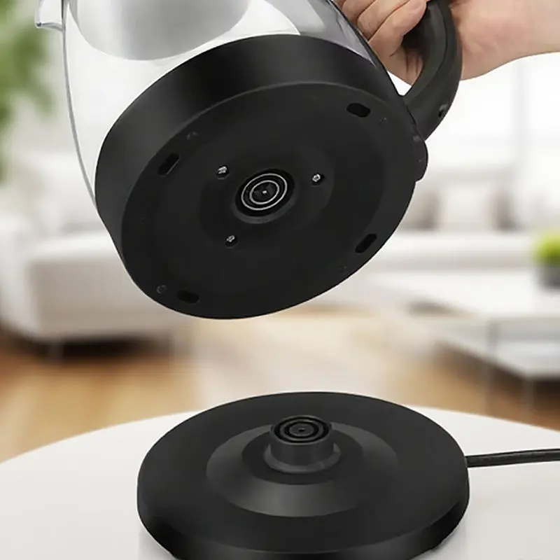 New 2L Large Capacity Blue Light Glass Electric Kettle 1500W Automatic Temperature Control Electric Kettle Heater For Home Use