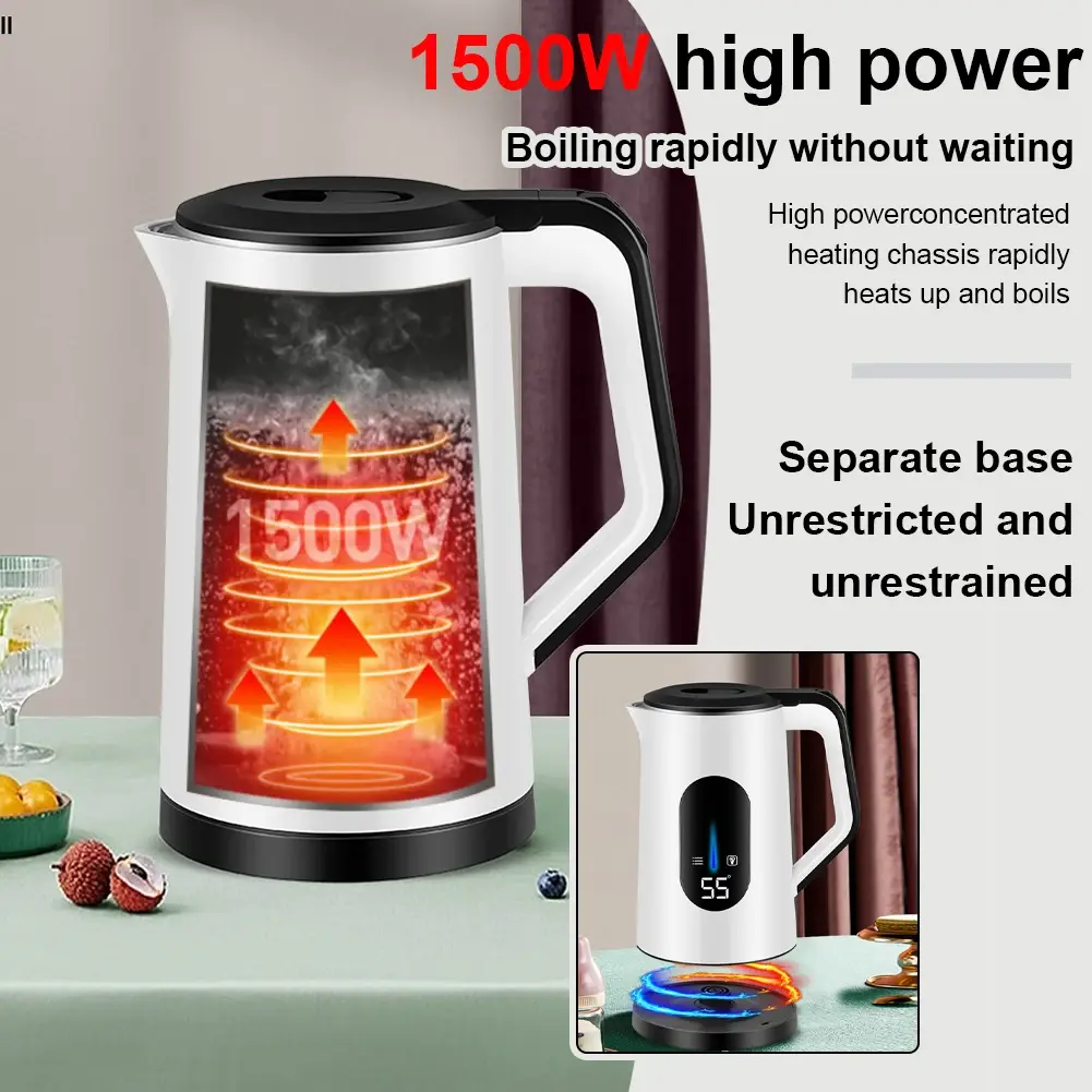 Hot Selling Custom Electronic Kettle Factory Best-Selling Automatic Power-Off Electric Kettle Keep Warm Feature For Home Use