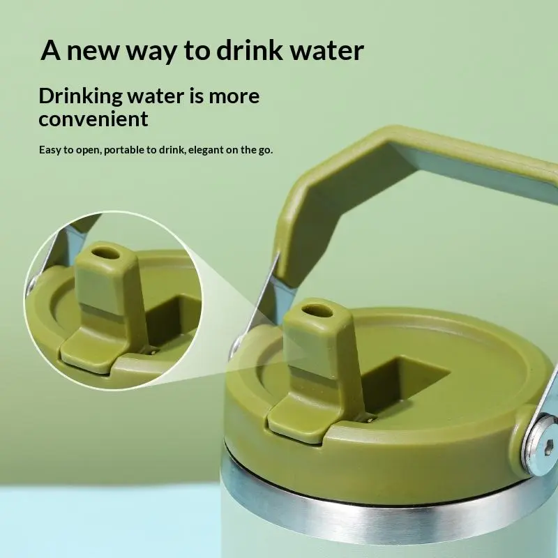 Cross-border 304 Double-layer Vacuum Insulation Stainless Steel Cup 6-12 Hours Thermal Insulation Portable Car/outdoor Use